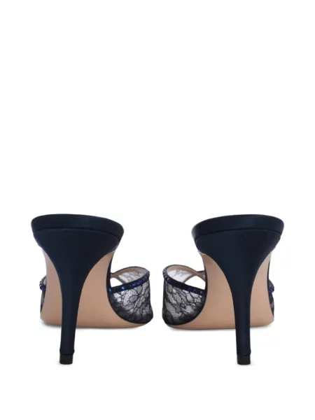 Мюли Andrea Wazen с дантела синьо