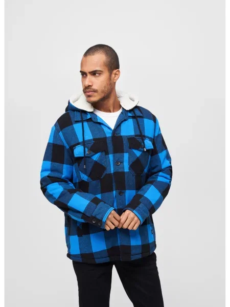 Риза Brandit с качулка черно