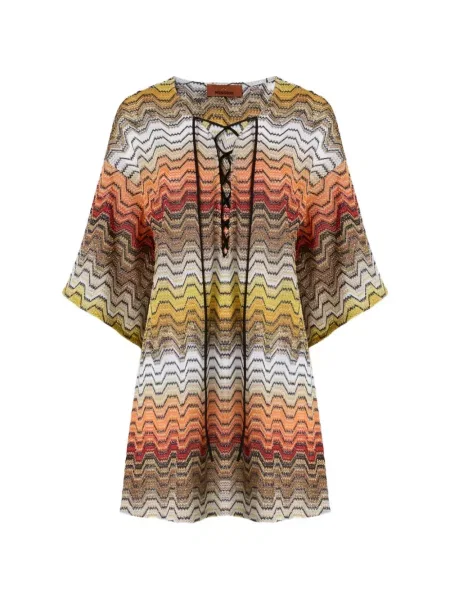 Scurt rochie Missoni portocaliu