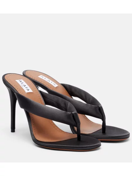 Chiloți tanga Alaïa gri