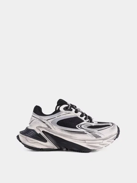 Кросівки MIRATON білий/чорний штучна шкіра білі