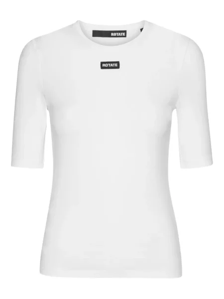 Tricou Rotate Birger Christensen scurt alb