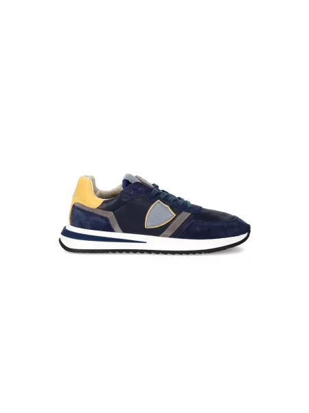 Buty do biegania Philippe Model zamszowe do biegania niebieskie