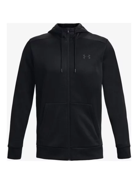 Bluza z kapturem Under Armour Rival Fleece i zamkiem błyskawicznym M czarna