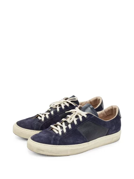 Sneakerși Common Projects din piele albastru
