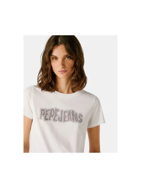 Tricou Pepe Jeans alb