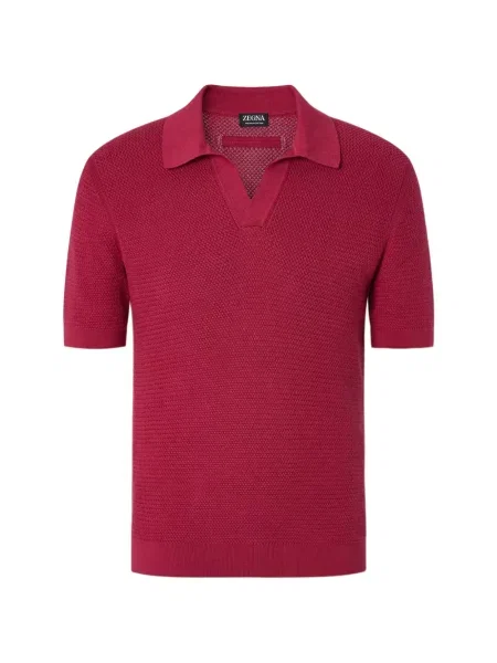 Tricou polo Zegna roșu