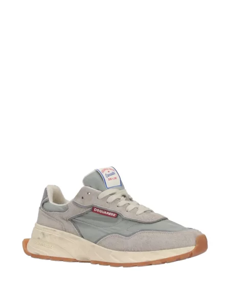 Fűzős csipkés sneaker Dsquared2 szürke