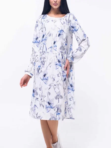 Сукня міді RiMari софтшел білий