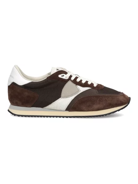 Buty do biegania Philippe Model skórzane do biegania brązowe