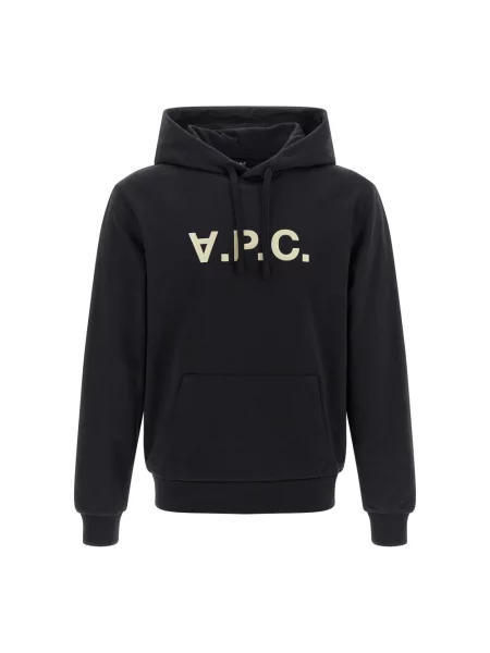 Bluza z kapturem A.p.c. czarna