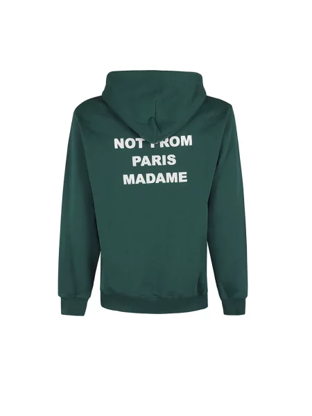 Bluza z kapturem Drole De Monsieur z kapturem zielona