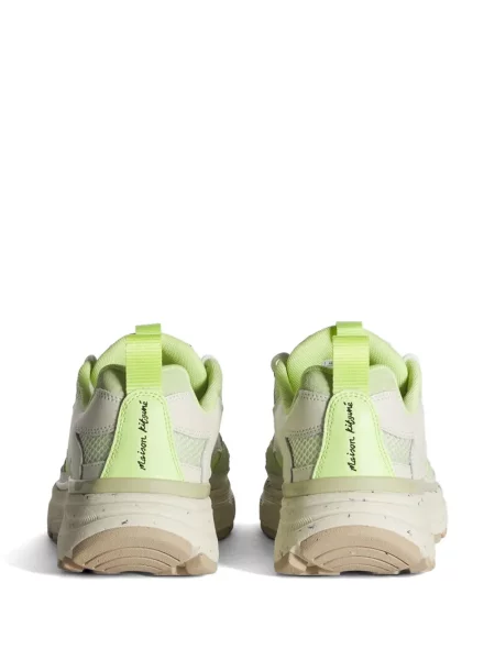 Sneakerși Maison Kitsune plasă verde