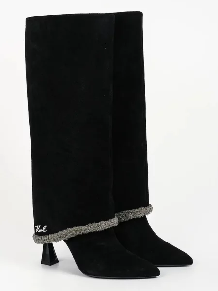 Cizme KARL LAGERFELD Debutante negru