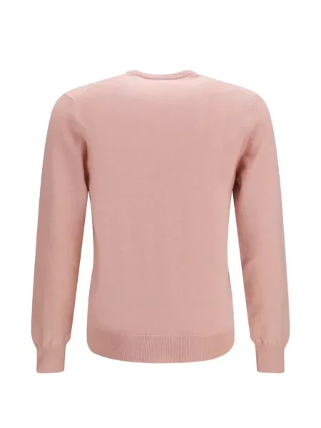 Кашмирен пуловер Piacenza Cashmere с кръгло деколте розово