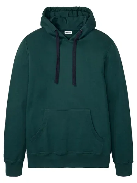Bluza z kapturem zielona