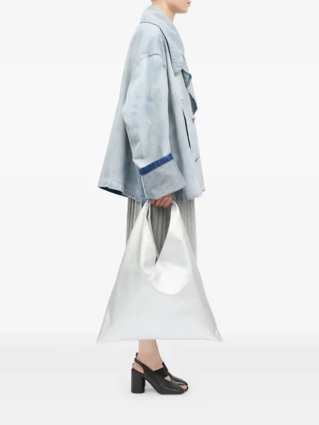 Geantă Mm6 Maison Margiela argintiu