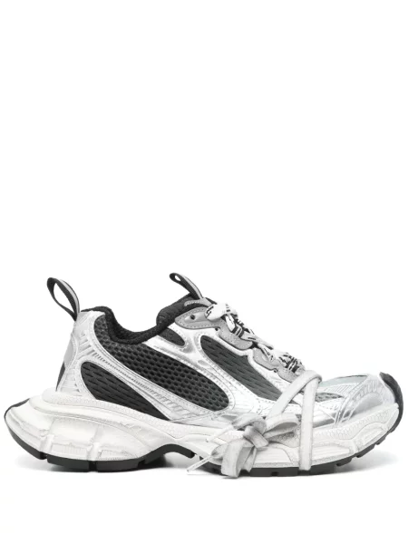 Sneakerși Balenciaga cu gradient argintiu