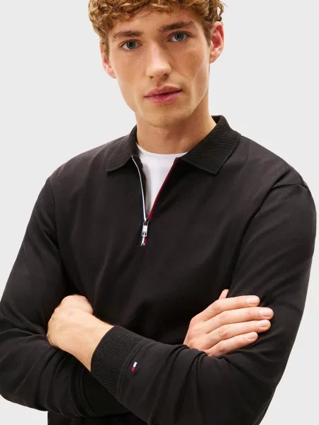 Поло Tommy Hilfiger чорне