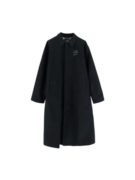 Płaszcz Mm6 Maison Margiela wodoszczelny czarny