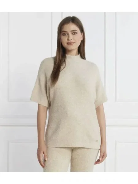 Joop! Pulover cu adaos de lână bej