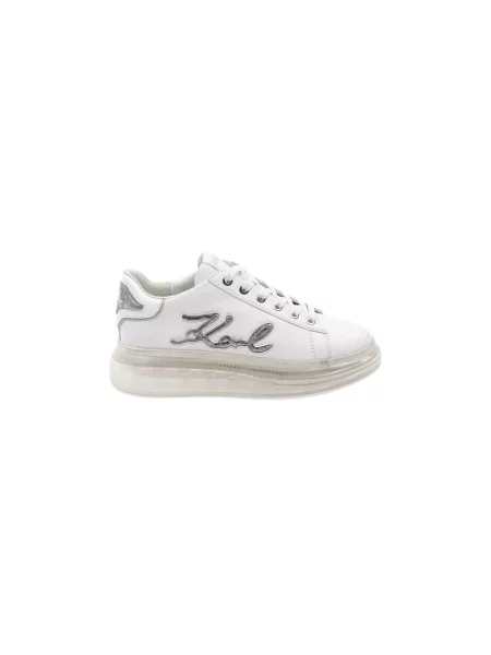 Sneakersy Karl Lagerfeld skórzane białe