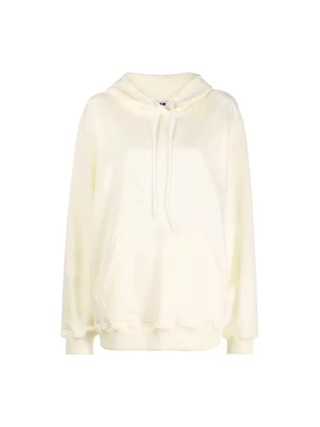 Bluza z kapturem Msgm z kapturem biała