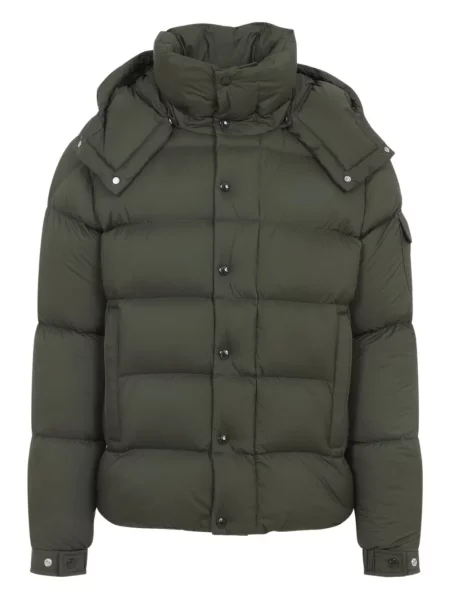 Geacă Moncler cu glugă verde