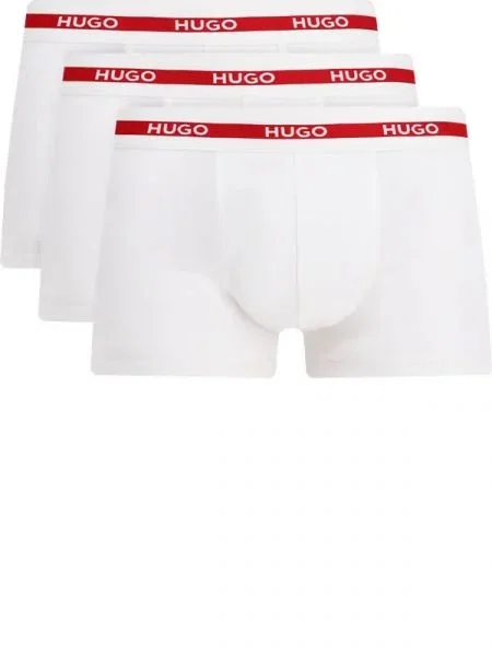 Hugo Chiloți boxer TRUNK TRIPLET PLANET alb