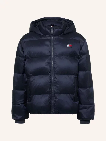 Tommy Hilfiger Prošívaná Bunda tmavě modrá