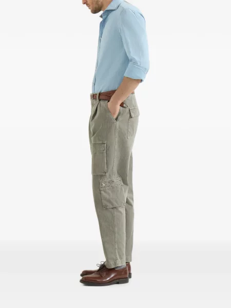 Pantaloni cargo Brunello Cucinelli verde
