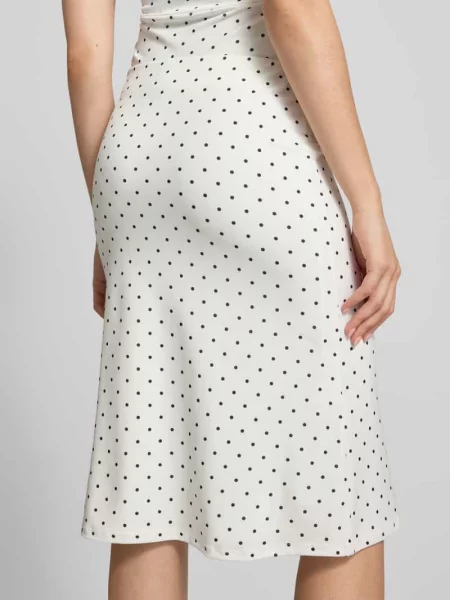 Spódnica midi we wzór na całej powierzchni model Gina Tricot biała