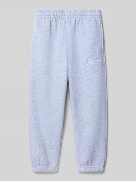 Spodnie dresowe o kroju regular fit z wyhaftowanym logo Karl Kani
