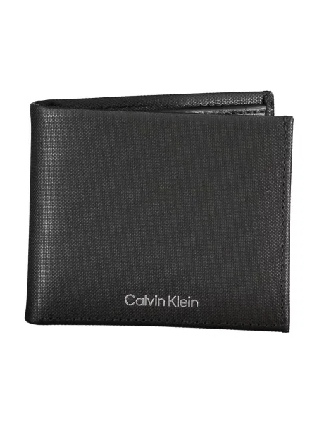 Portfel Calvin Klein skórzany elegancki czarny