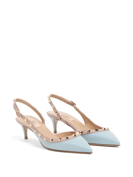 Pantofi cu toc Valentino Garavani slingback albastru