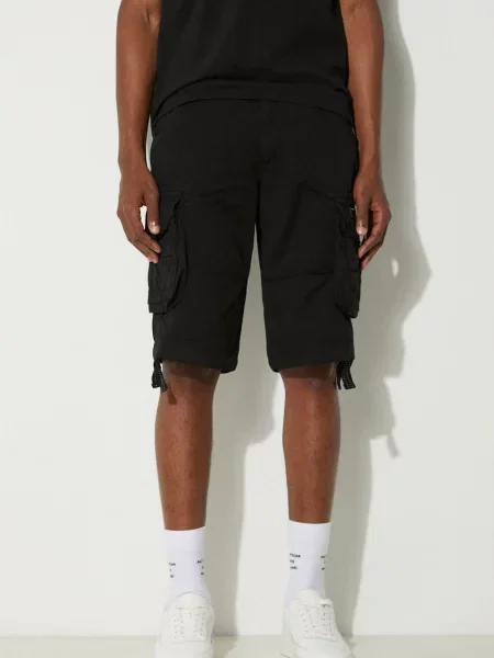 Kratak kratke hlače kargo Alpha Industries crna