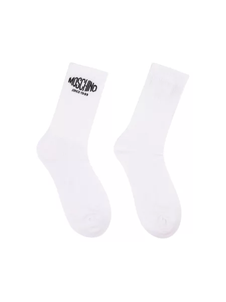 Skarpety Moschino białe