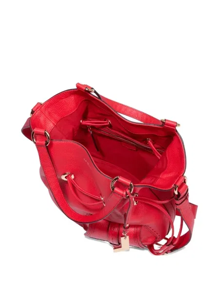 Geantă bucket Lancel roșu