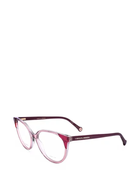 Ochelari de soare Carolina Herrera cu imprimeu geometric roz