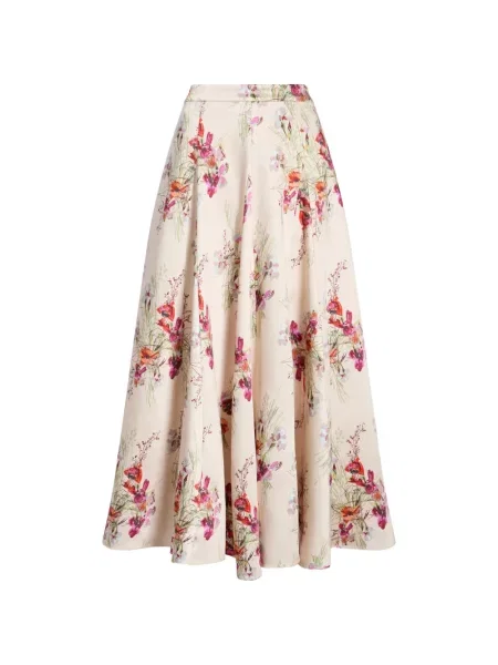 Spódnica midi Cinq A Sept w kwiatki do kolan