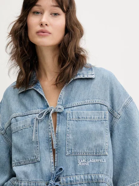 Джинсовая рубашка Karl Lagerfeld Jeans