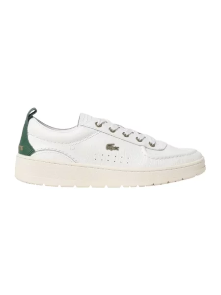 Sneakersy Lacoste skórzane białe