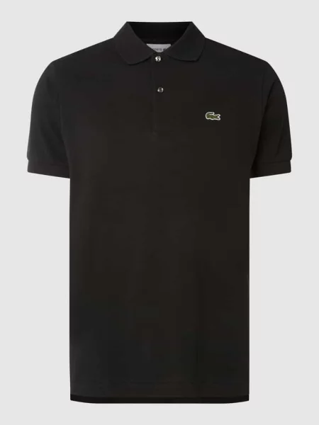 Koszulka polo Lacoste z krótkim rękawem z logo czarna