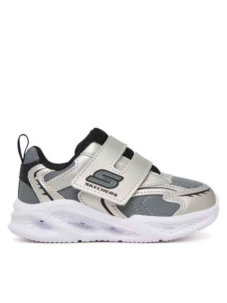 Sneakers Skechers Meteor-Lights Glow Argintiu