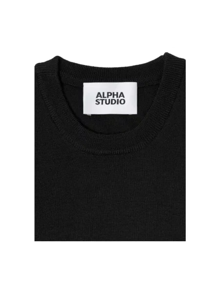 Sweter Alpha Studio czarny