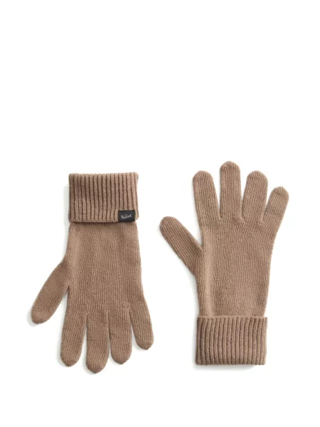 Mănuși Woolrich tricotate maro