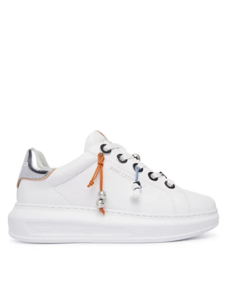 Sneakersy KARL LAGERFELD biela