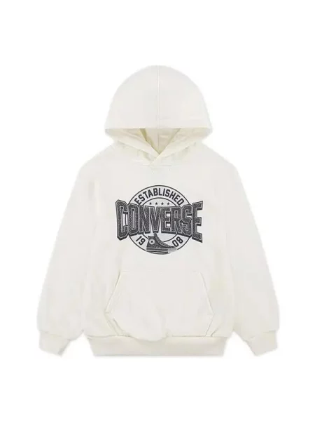 Bluza z kapturem dla dzieci Converse Heritage biała