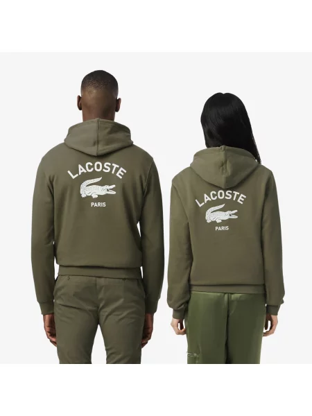 Lacoste Bluza Z Nadrukiem zielony