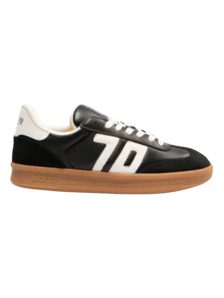 Sneakersy Back70 skórzane czarne